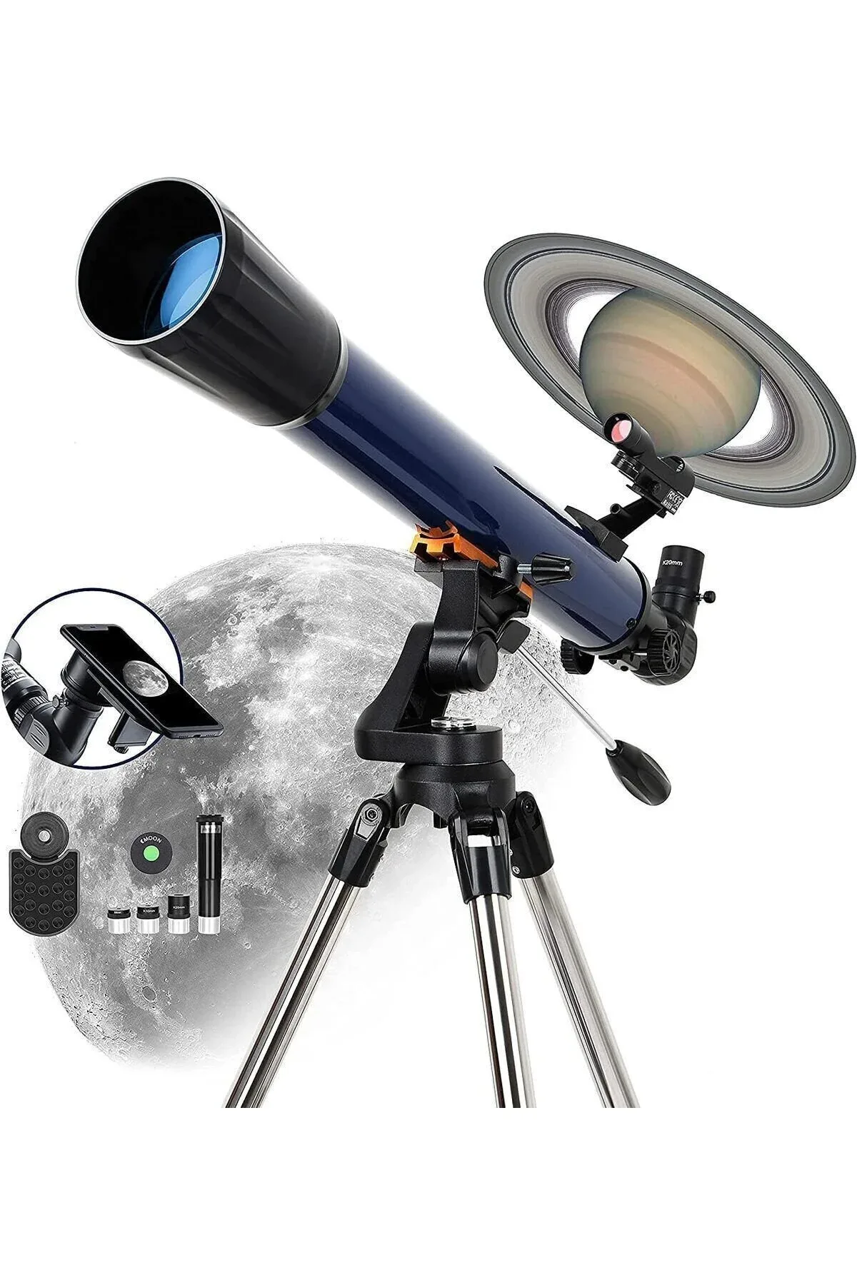 Teleskop Astronomi Refraktor Monokular 70mm Space