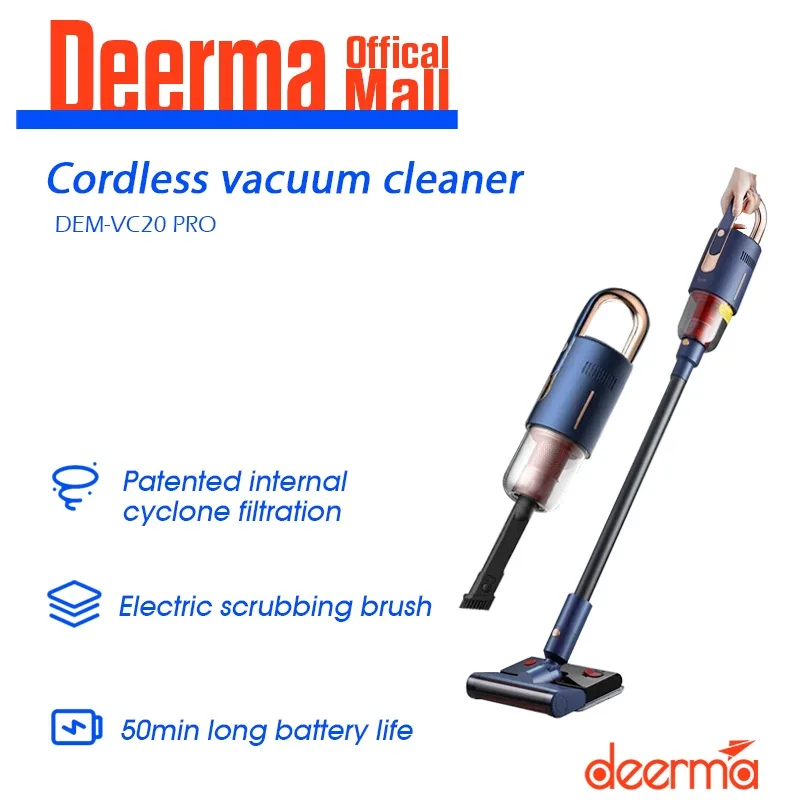 Vacuum Cleaner Wireless Handheld Deerma VC20