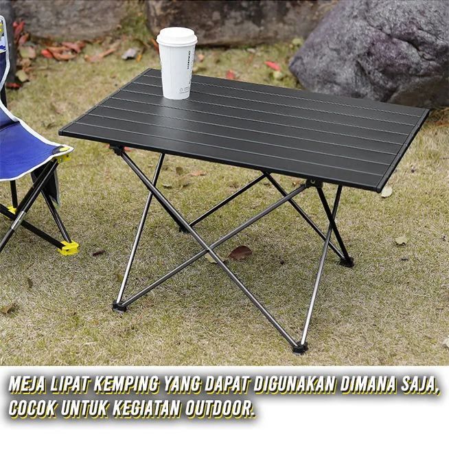 Meja Lipat Camping Outdoor Aluminium Portable