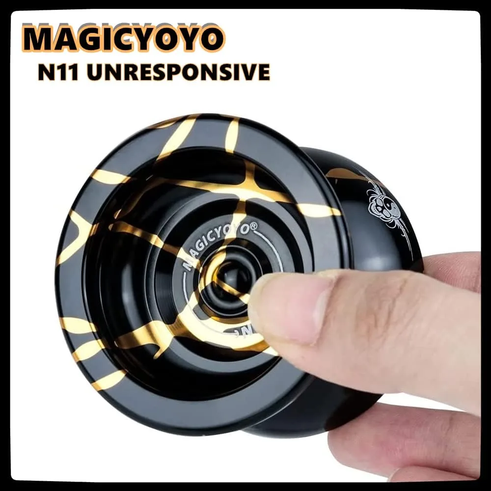 Mainan Yoyo Metal Alloy Professional Unresponsive N11