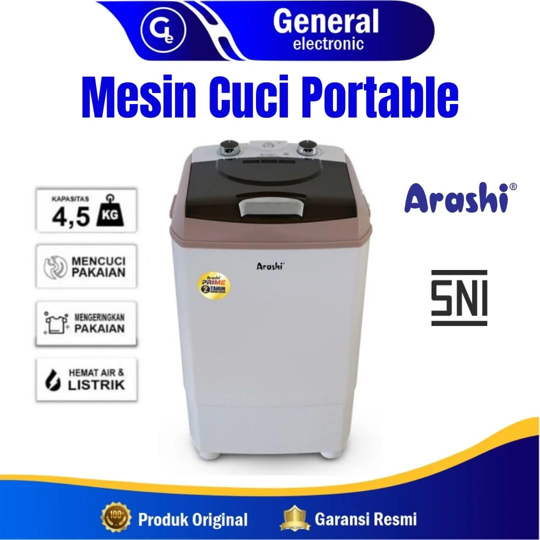 Mesin Cuci Portable Mini 3.5kg Sterilisasi UV