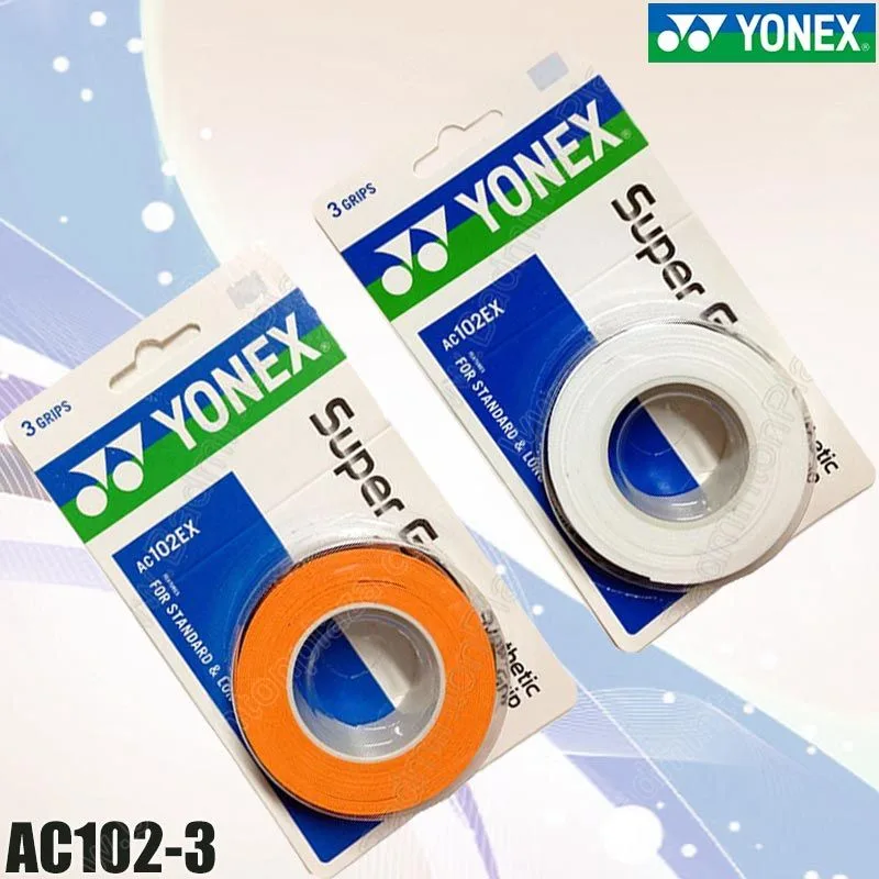 Grip Raket Badminton Karet Overgrip Yonex AC102EX 3 in 1