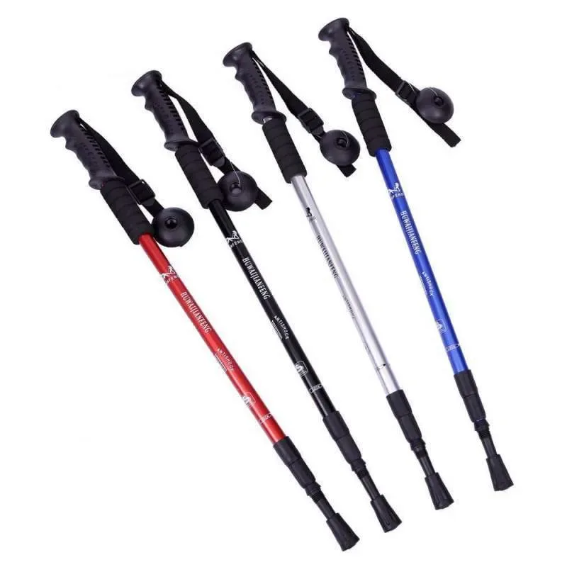 Trekking Pole Tongkat Mendaki Gunung Aluminium Anti Shock